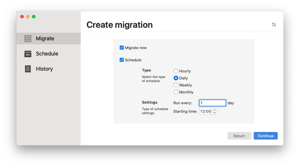 Save time with personalised automated migrations
