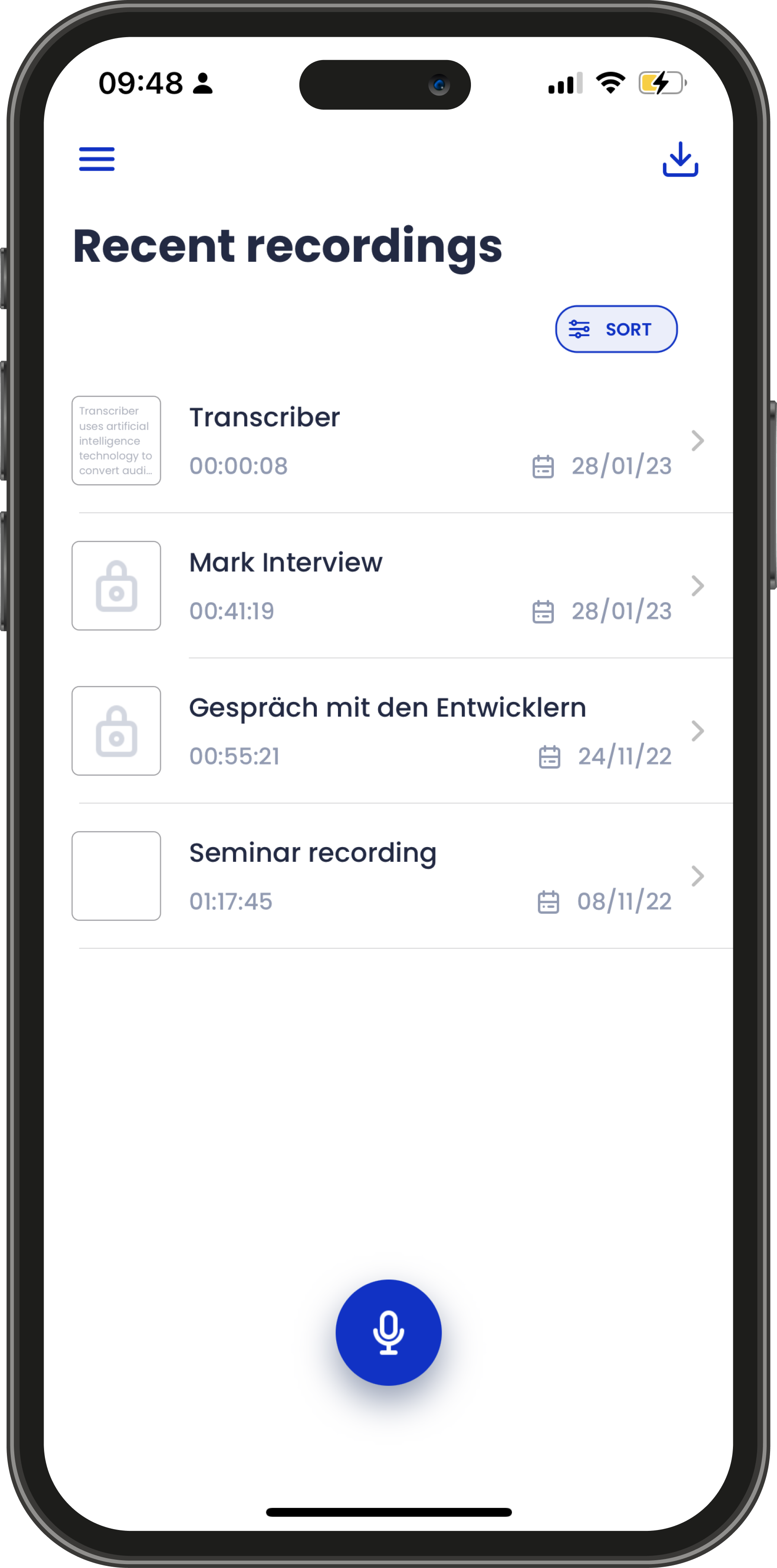 Encrypted document based files