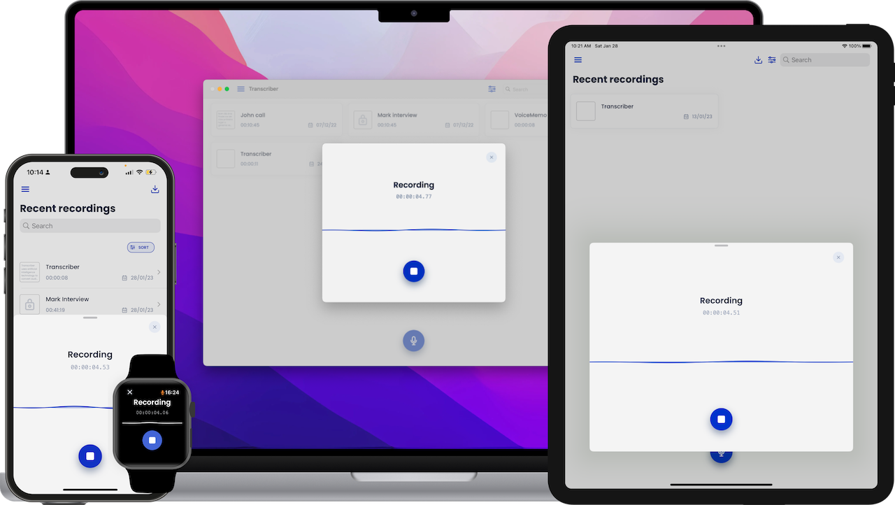Your interviews on all your devices
